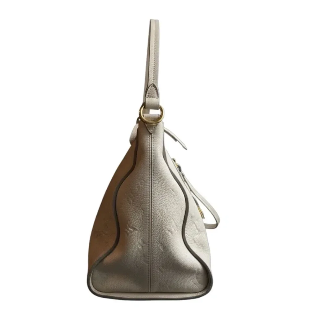 Louis Vuitton Empreinte LV Monogram Leather Lumineuse PM Tote Bag Neigo Creme